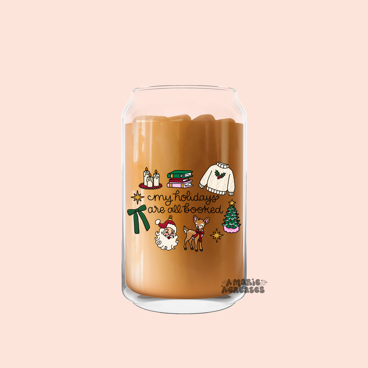 My Holidays Are All Booked Glass Cup