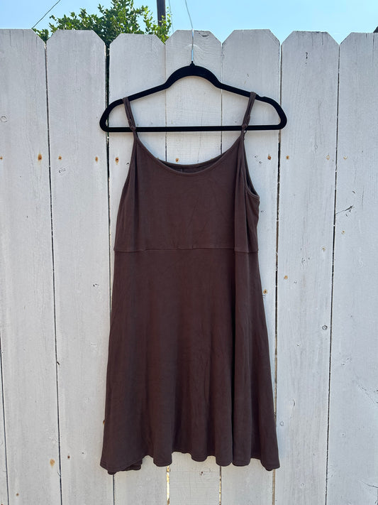 1X Brown Dress