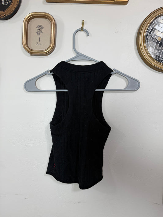 XS Black Racerback Tank