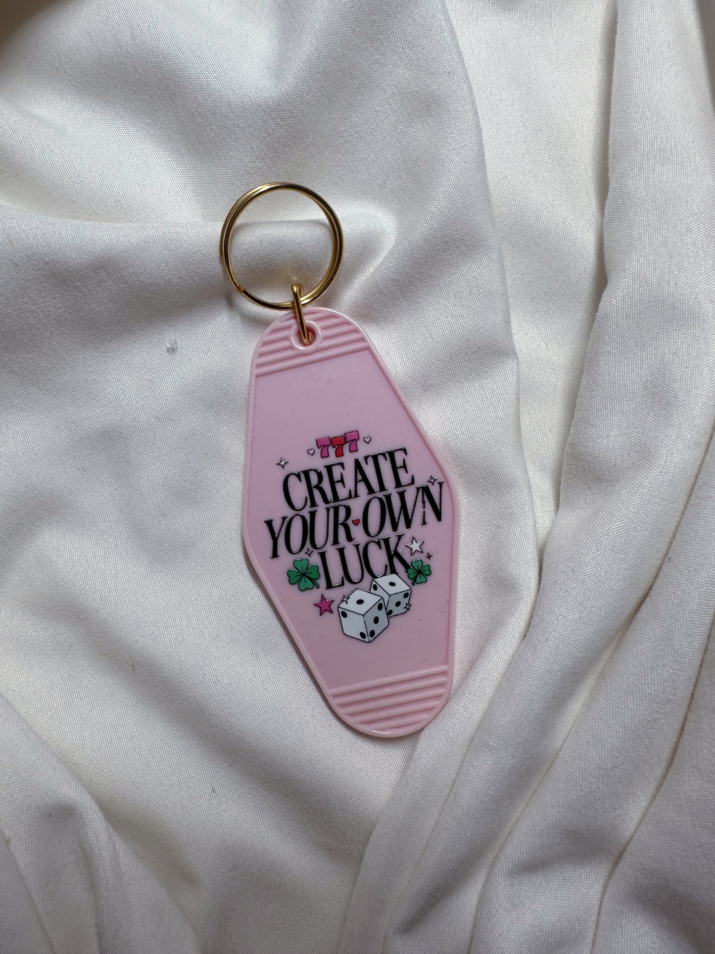 Create Your Own Luck Keychain