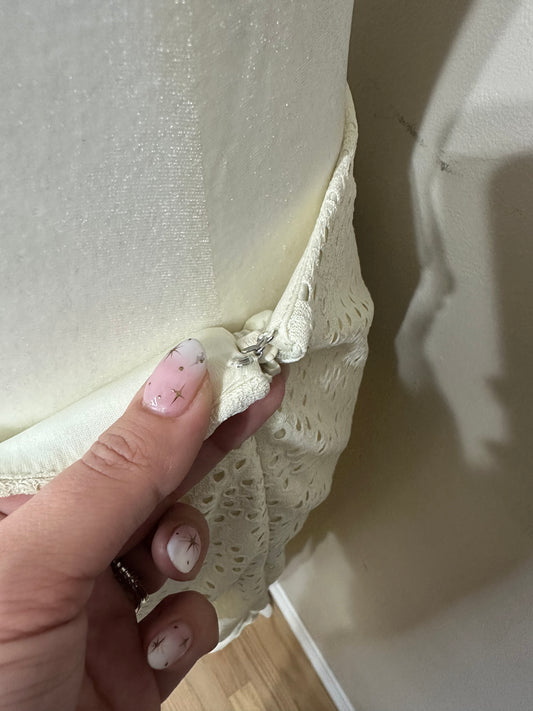 NWT Size 16 Cream Crochet Skirt