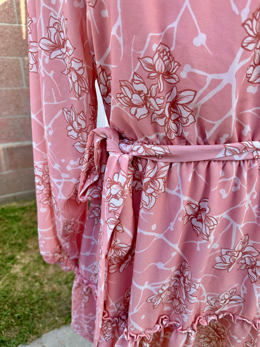 Small Floral Pink Dress
