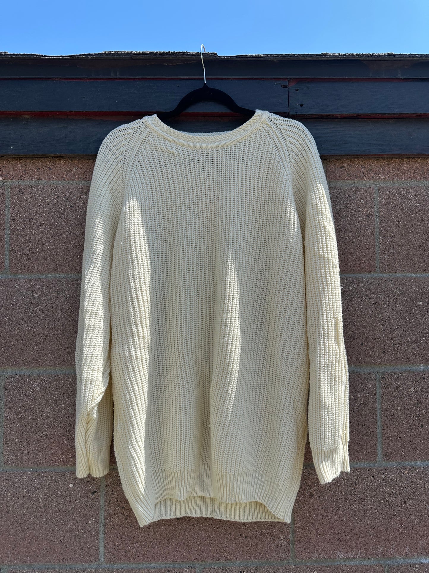 2X Cream Sweater