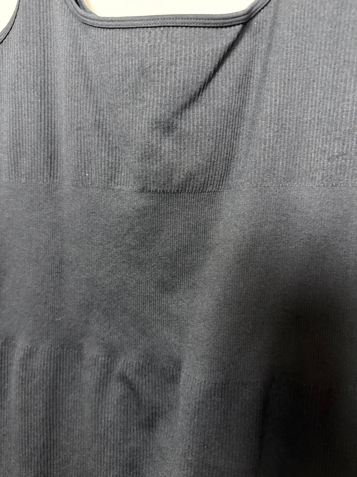 XL Black Ribbed Jumpsuit / Shapewear