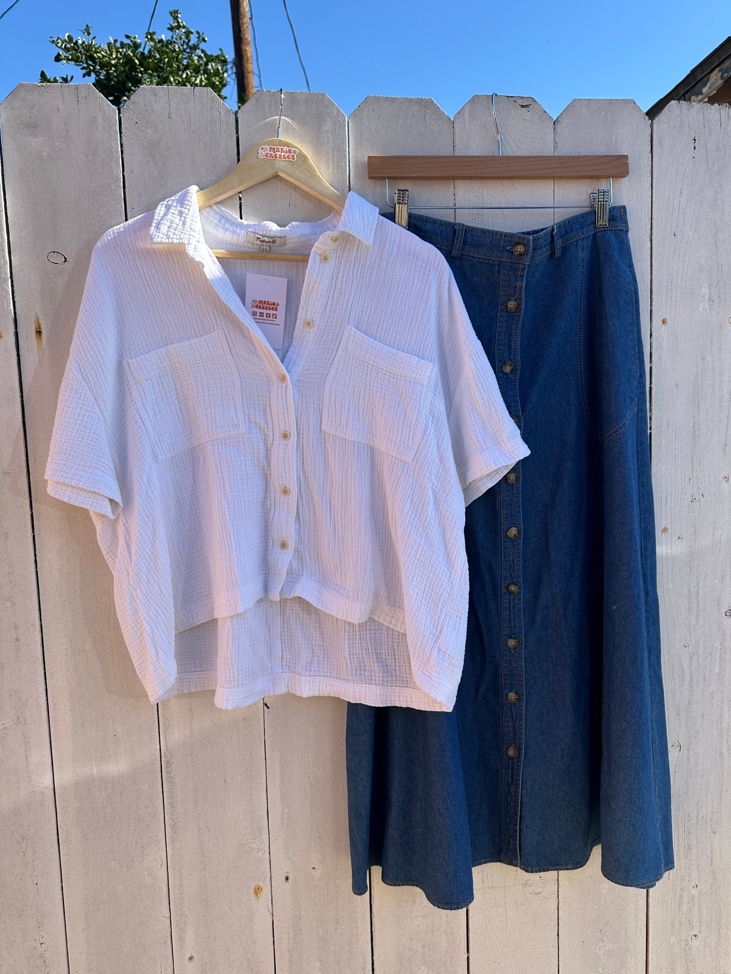 Size 8 (Medium) Denim Skirt