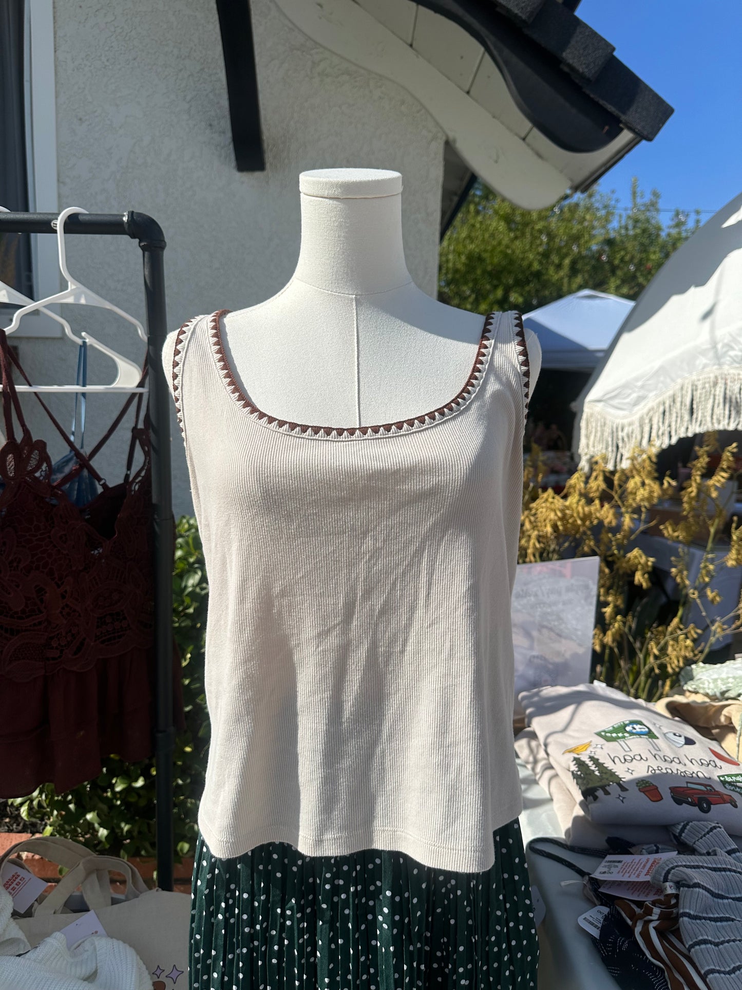 2X Tan Tank Top