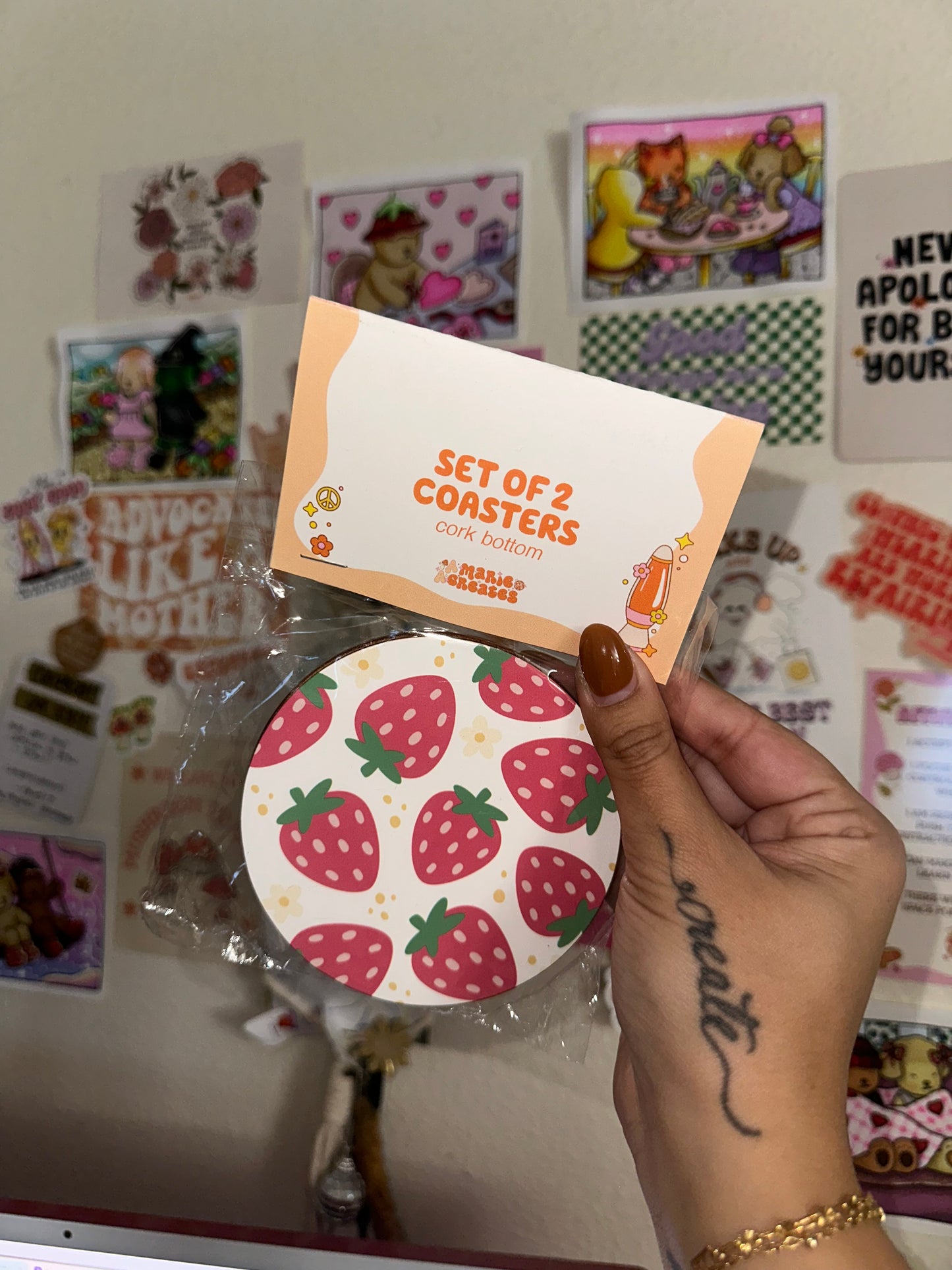 Strawberries Coaster