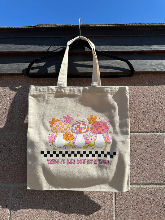 Take It One Day At A Time Tote Bag