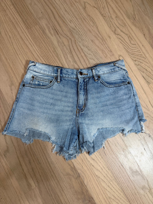 Size 29 Light Wash Denim Shorts