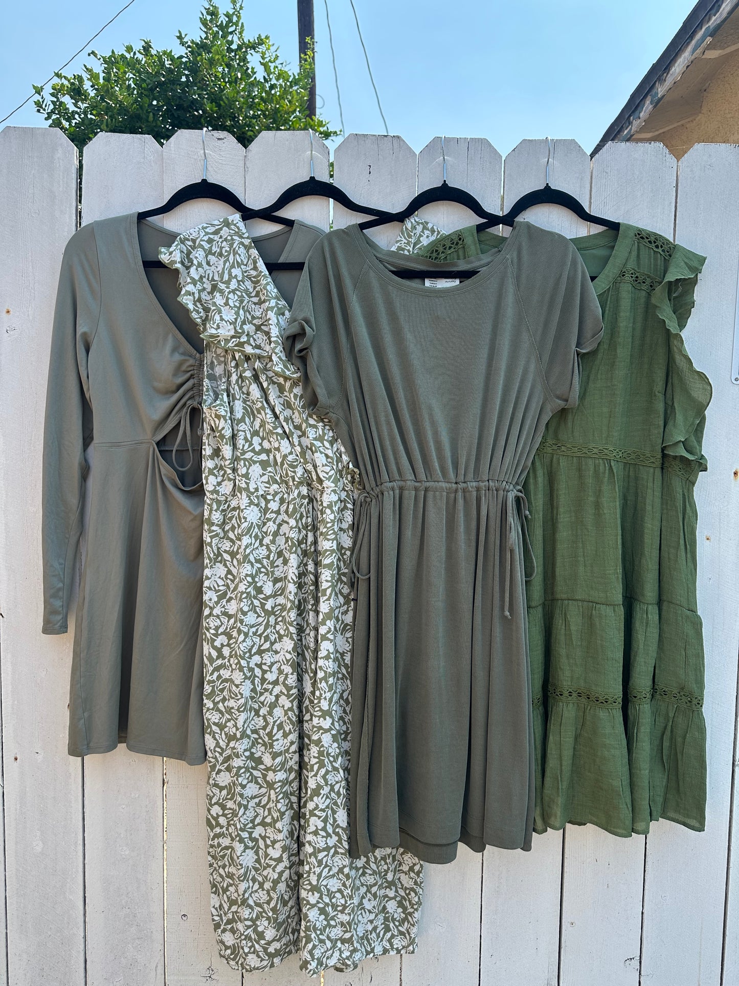 NWT XL Green Long Sleeve Dress