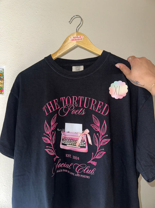 Tortured Poets Social Club Cropped Tee