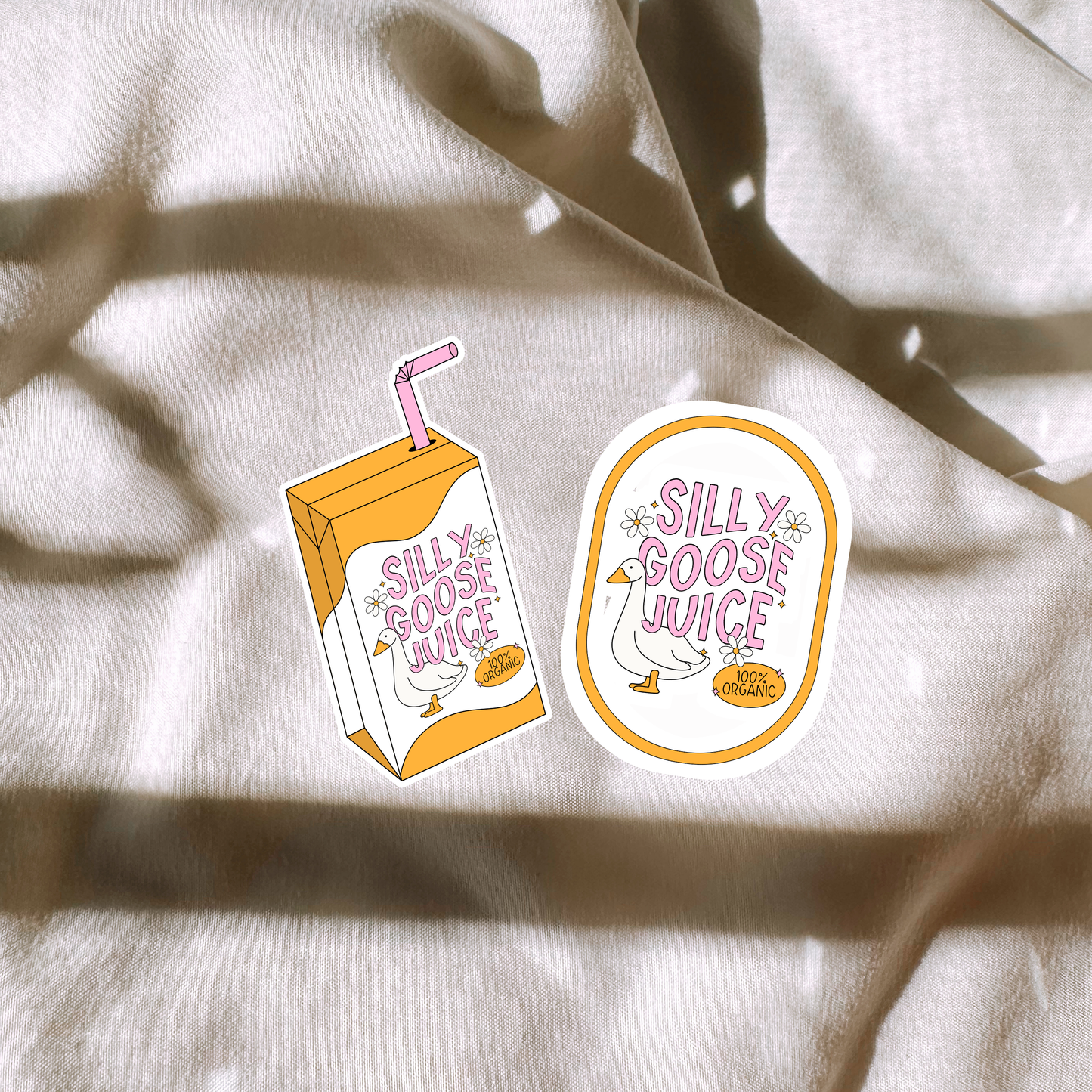 Silly Goose Juice Sticker