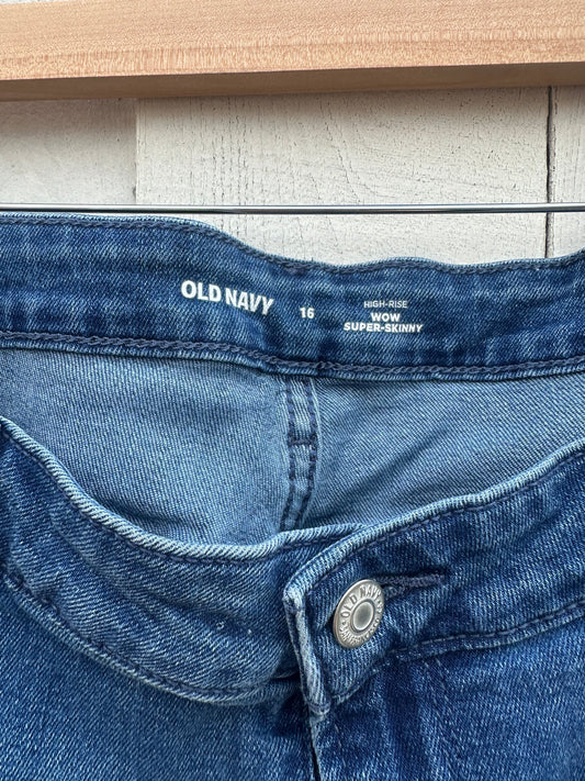 Size 16 Dark Wash Denim Pants