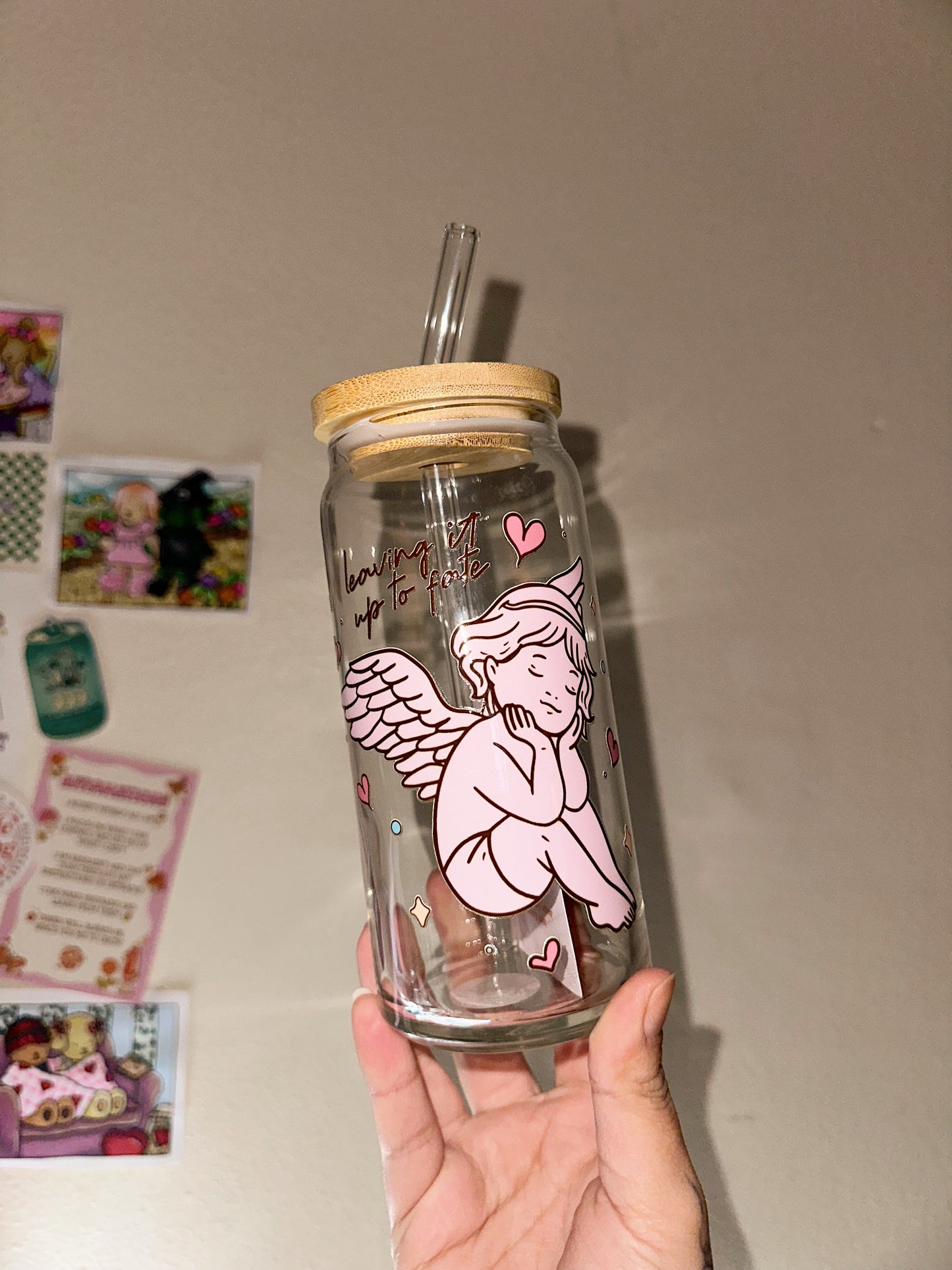 Leaving It Up To Fate Glass Cup