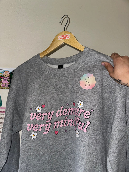Very Demure Very Mindful Crewneck - Small