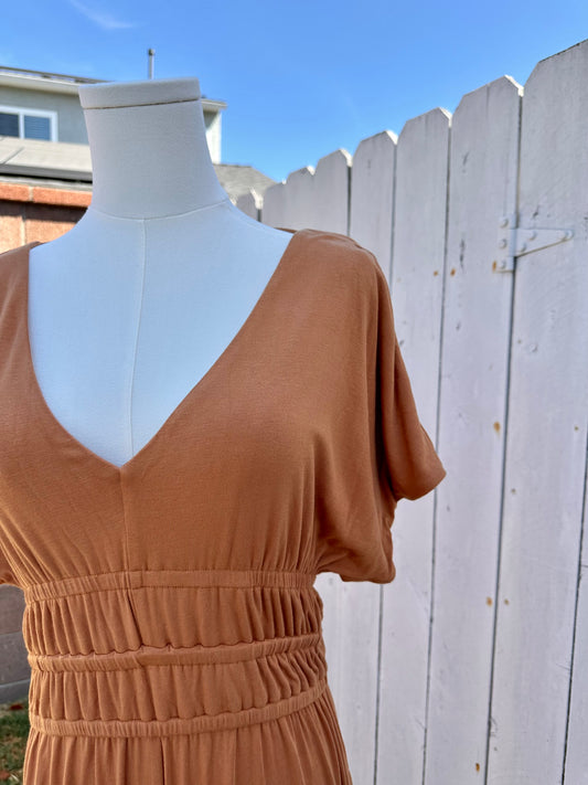 Small Camel Jumpsuit