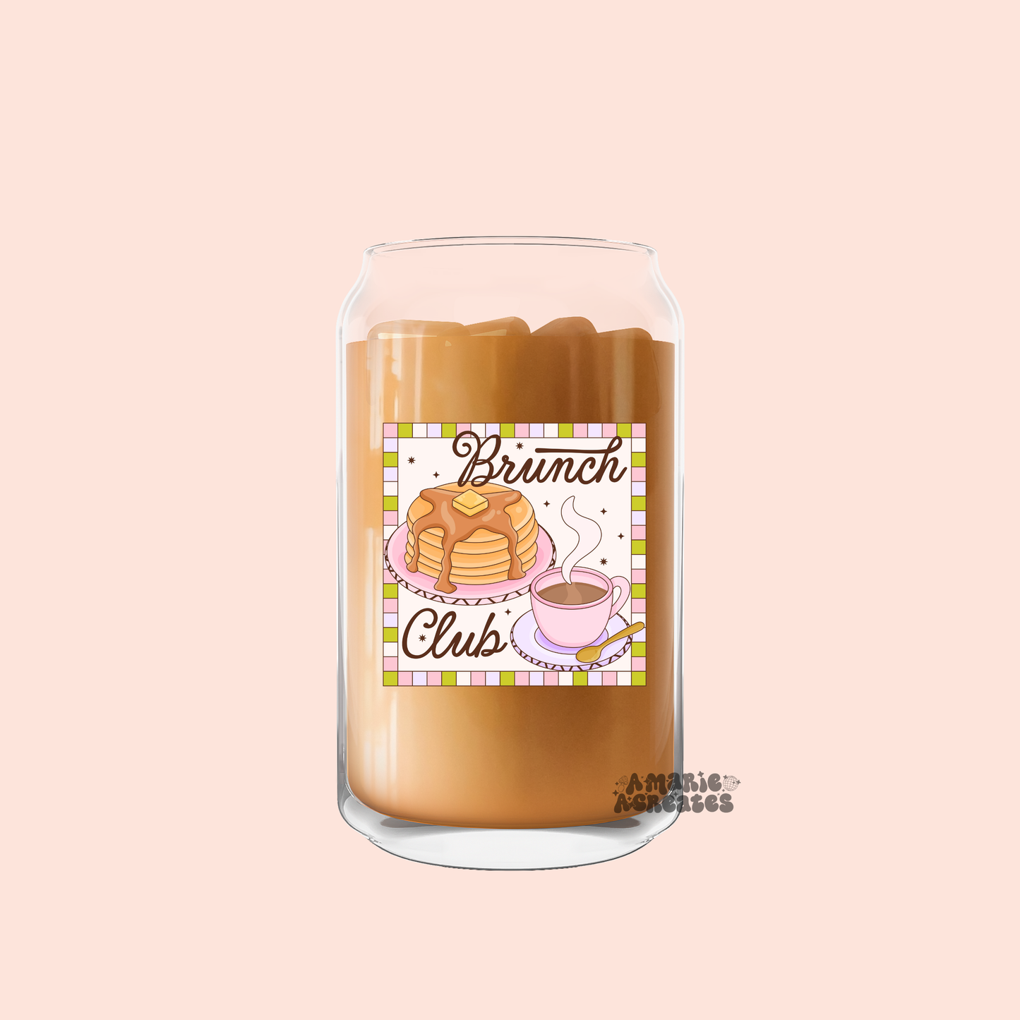 Brunch Club Glass Cup