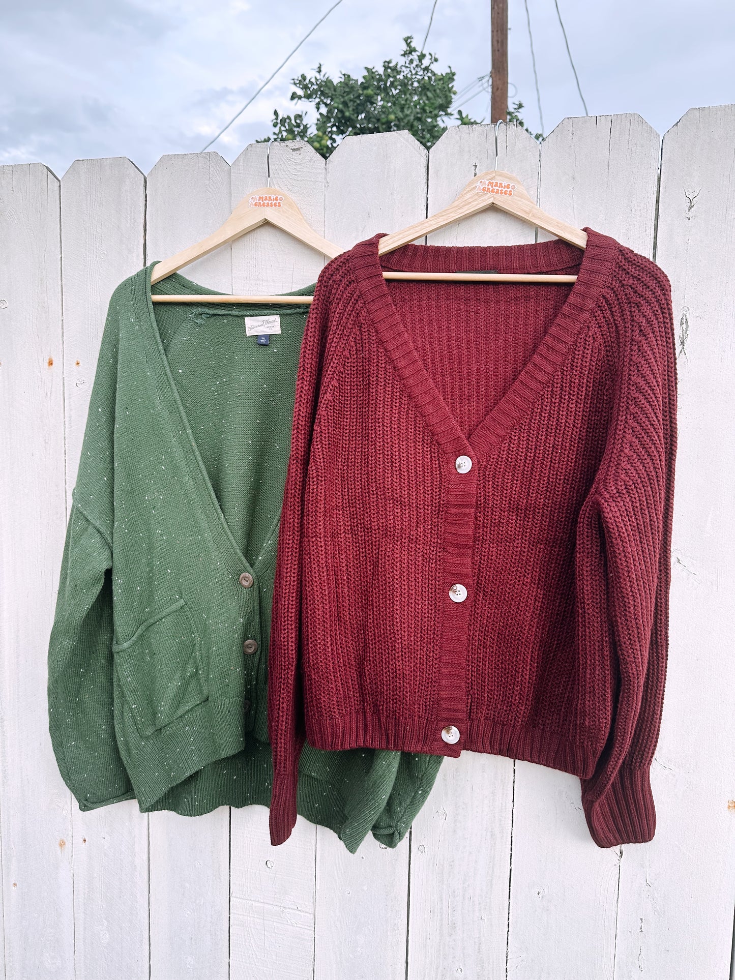 XXL Green Cardigan