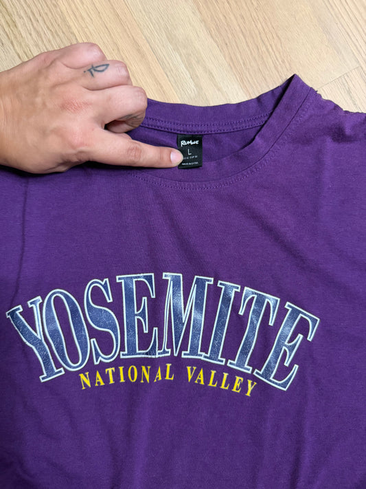 Large Yosemite Purple Graphic Tee