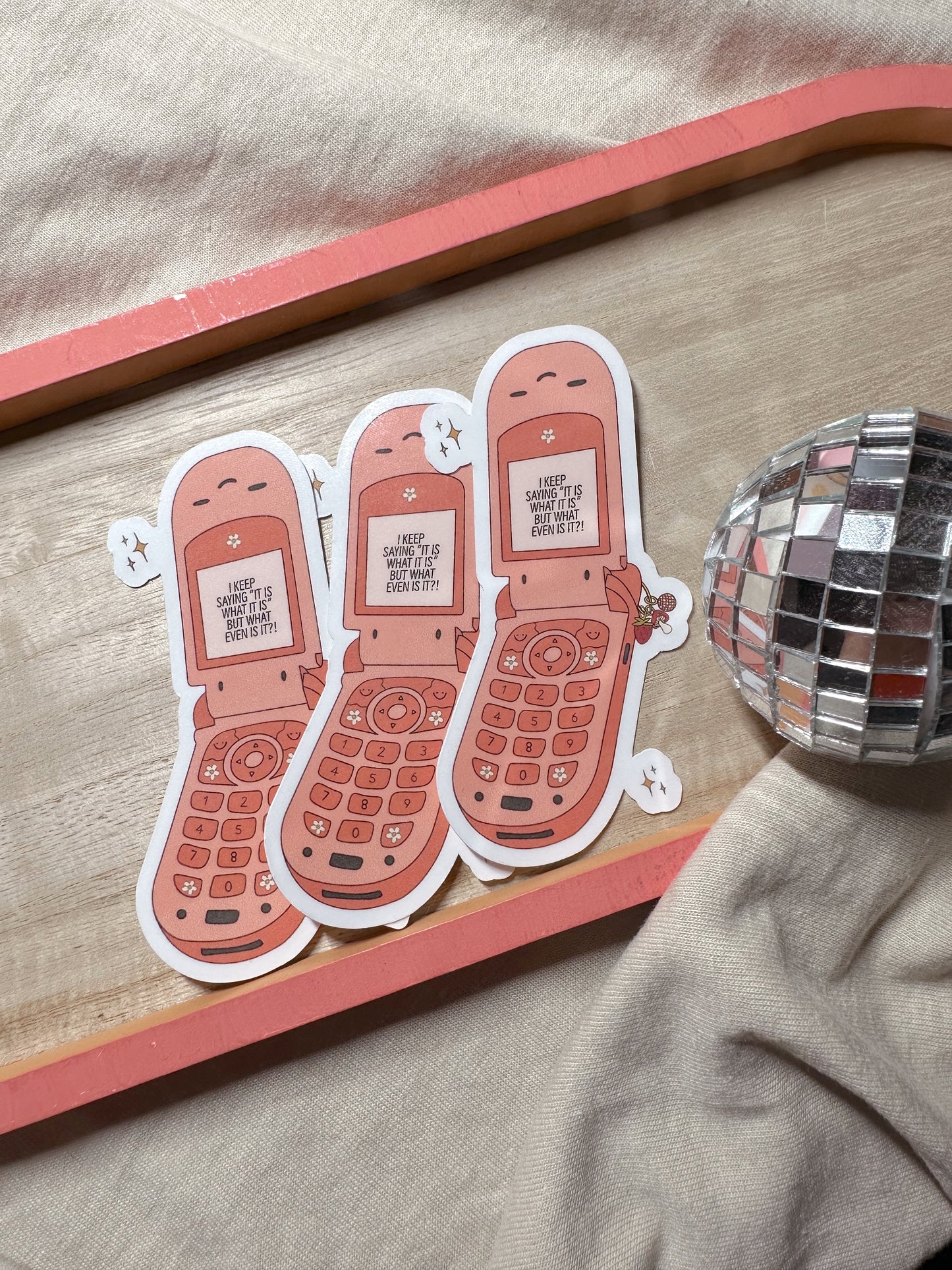 I Keep Saying It Is What It Is But What Even Is It Sticker
