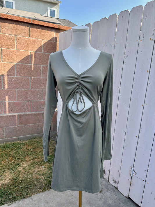 NWT XL Green Long Sleeve Dress