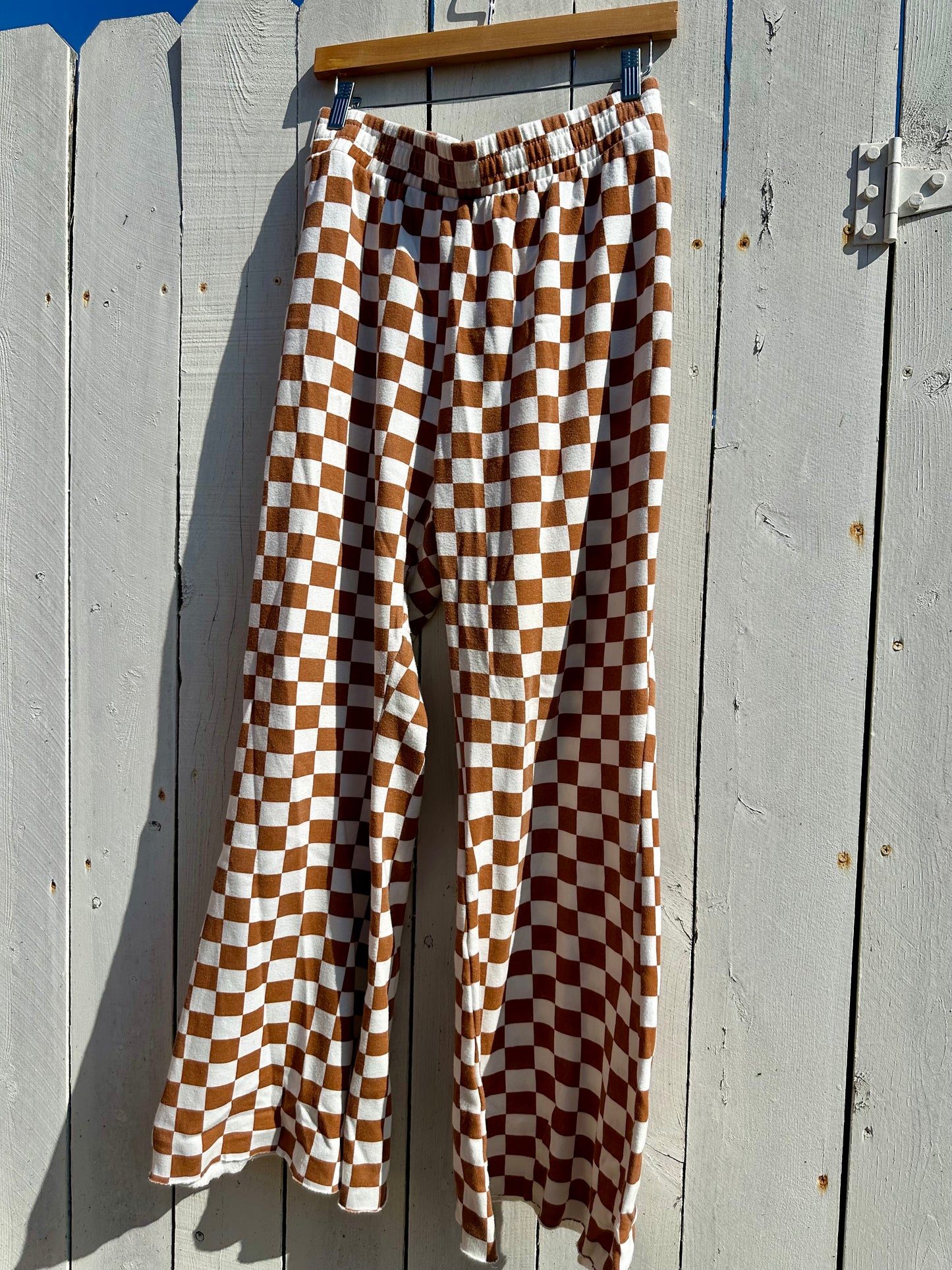 XXL Brown Checkered Pants