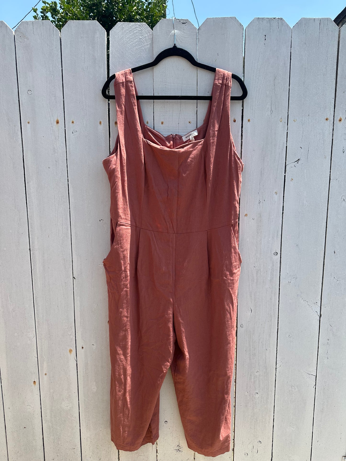 2X Mauve Jumpsuit