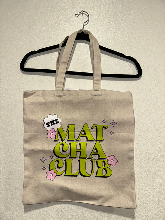 The Matcha Club Tote Bag