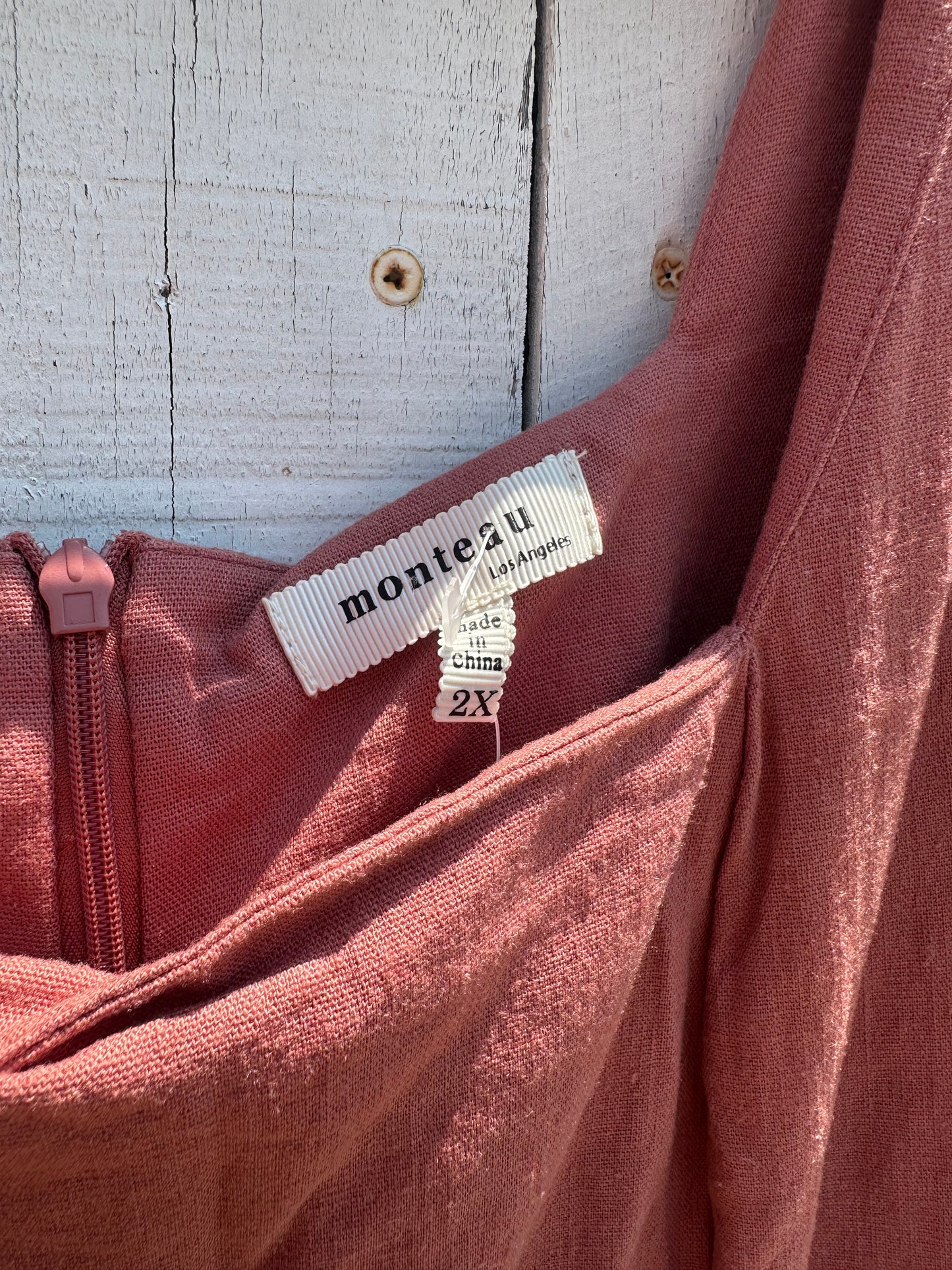 2X Mauve Jumpsuit