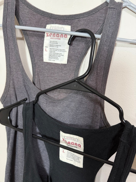 Large Grey & Black Tank Top Bundle
