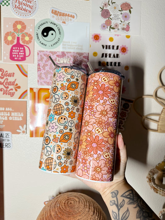 Epitome Of Retro Tumbler or Flask