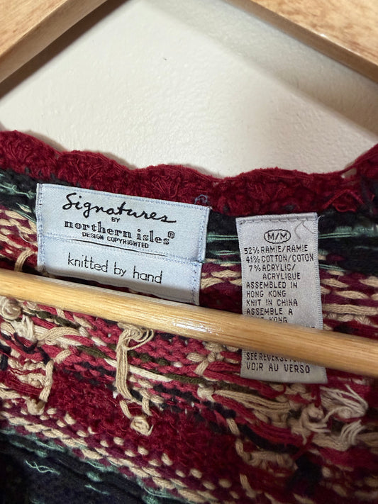 Medium Vintage HandKnit Vest