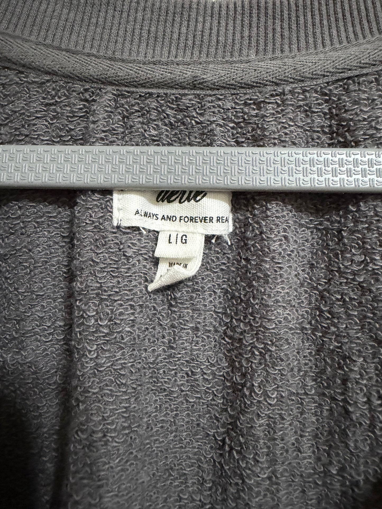 Large Gray Gauze Top
