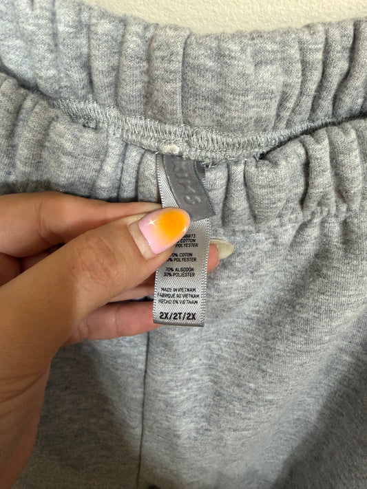 2x Gray Sweatpants
