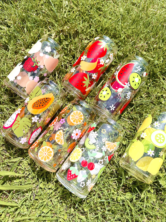 Watermelon Kiwi Glass Cup