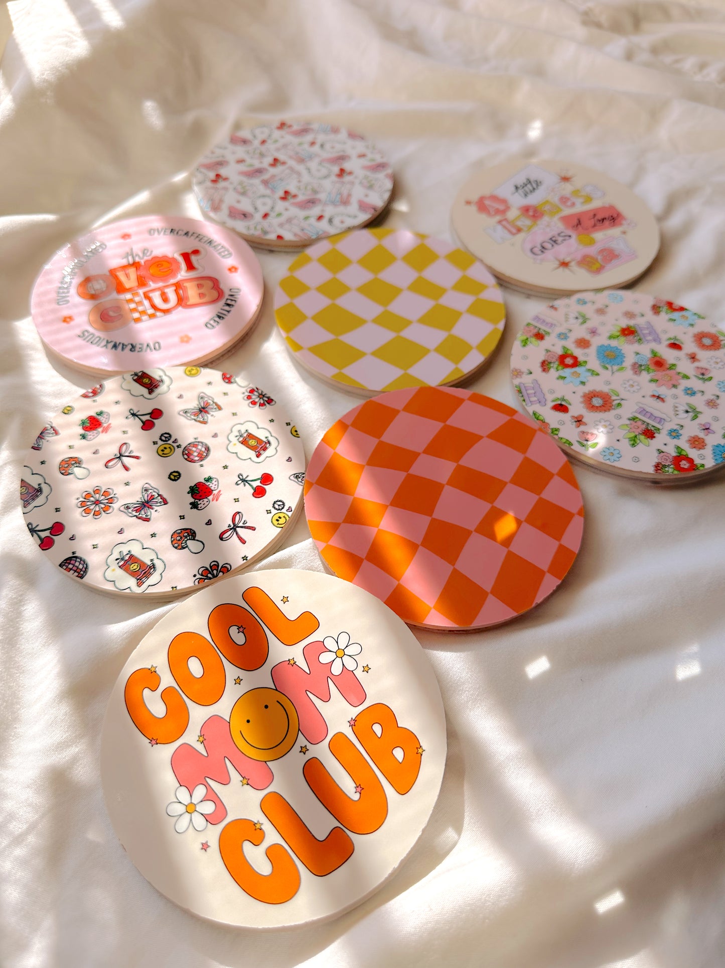 Spring Doodle | SET OF 2 | Coasters