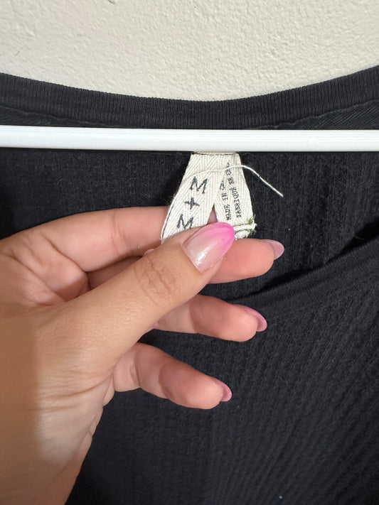 Medium Diamond Dozen Waffle Knit Top