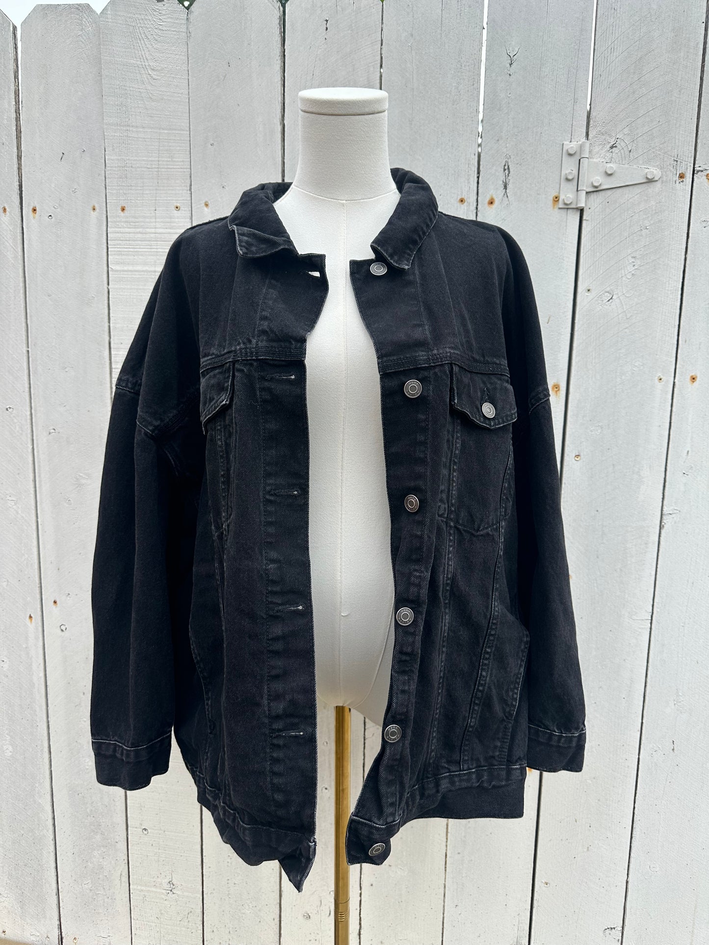 XL-1X Black Denim Jacket