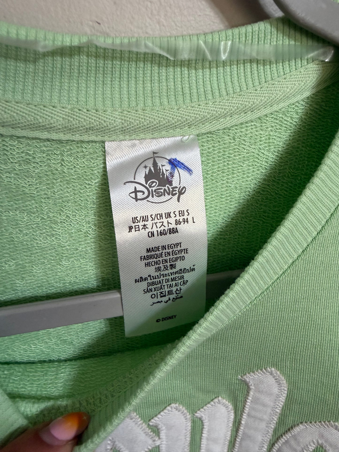 Small NWOT Disneyland Green Sweater
