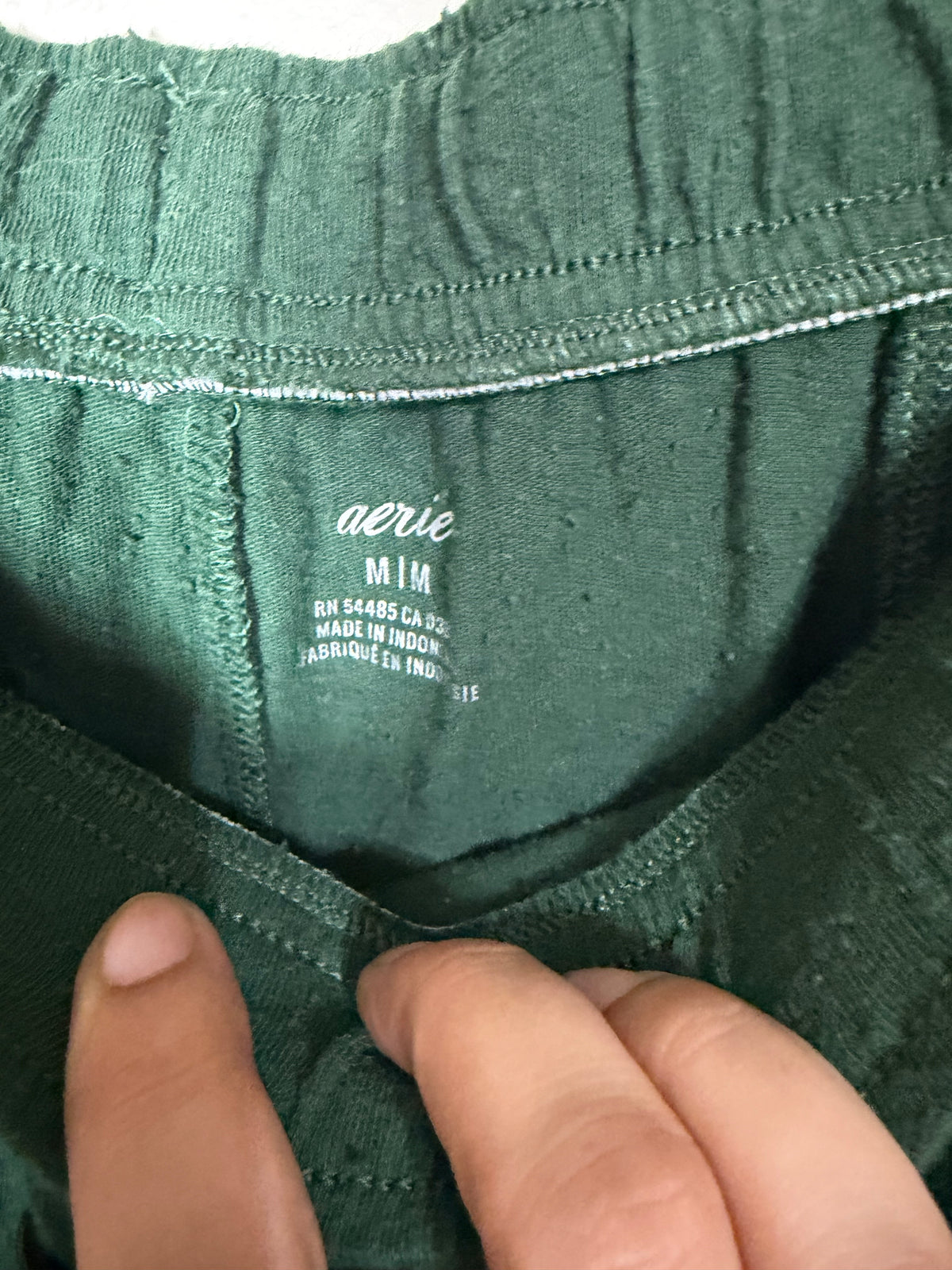 Medium Green Joggers w/ Smocked Ankles