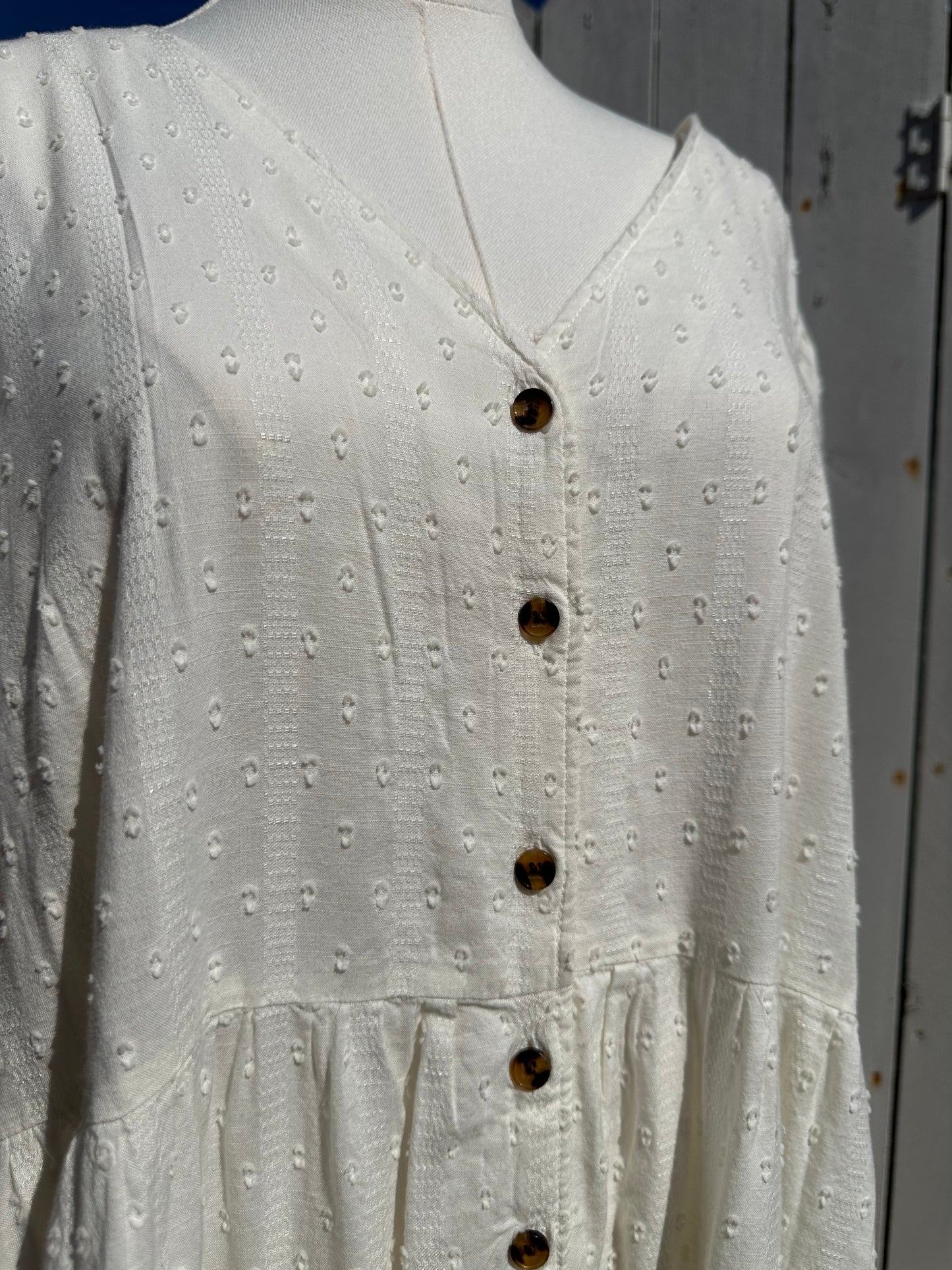 XXL Cream Maxi Dress