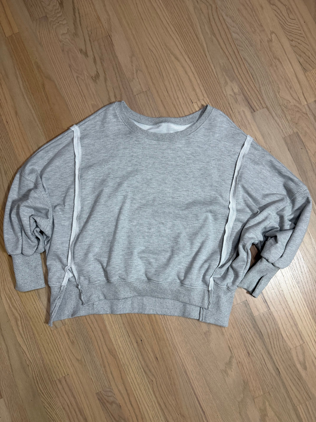 Large Grey Oversized Sweater *FP Dupe