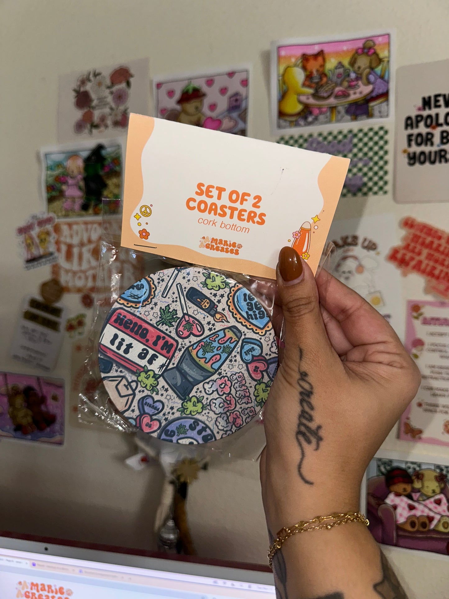 Puff Puff Pass Coaster