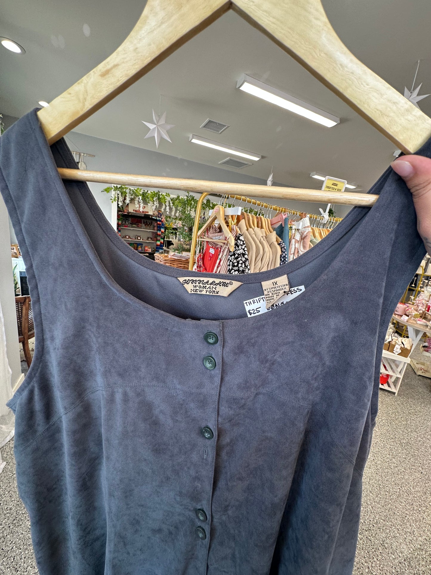 1X Vintage Dress Gray