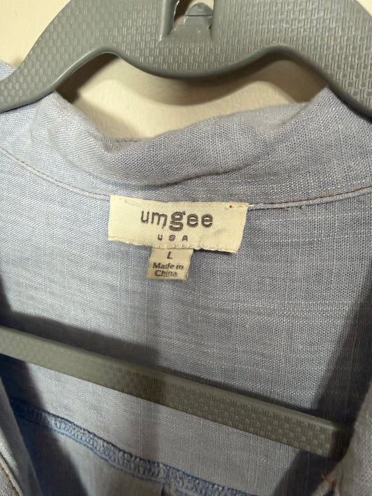 Large Chambray Dress w/ fringe
