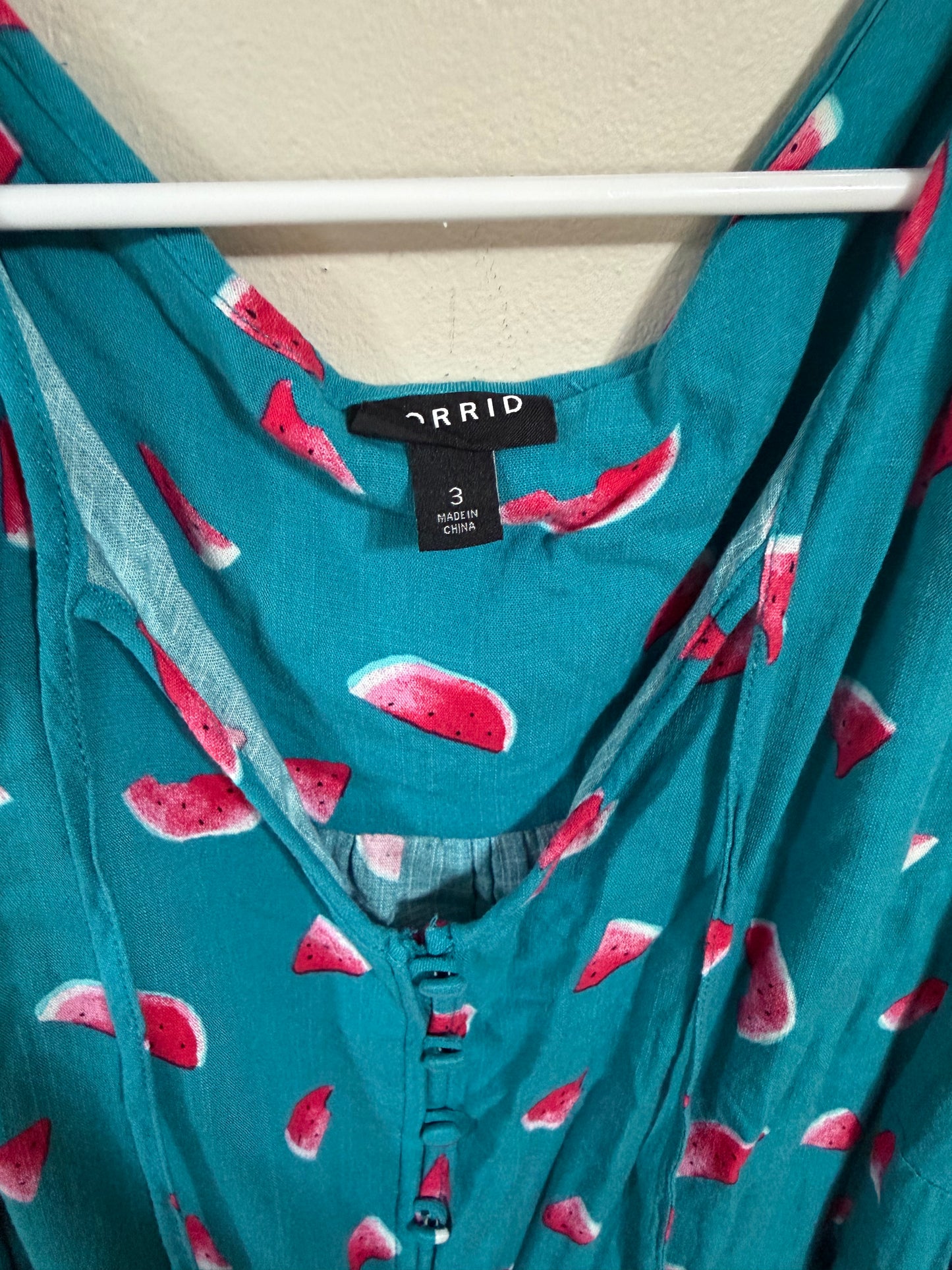 3x Watermelon Tunic Tank