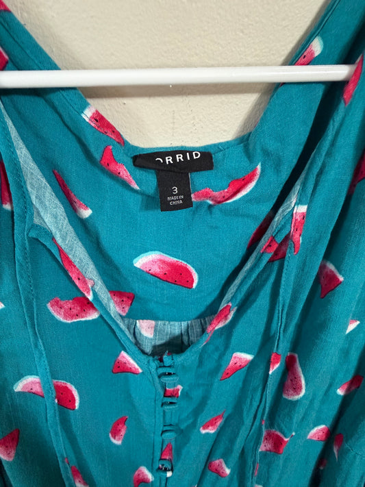 3x Watermelon Tunic Tank