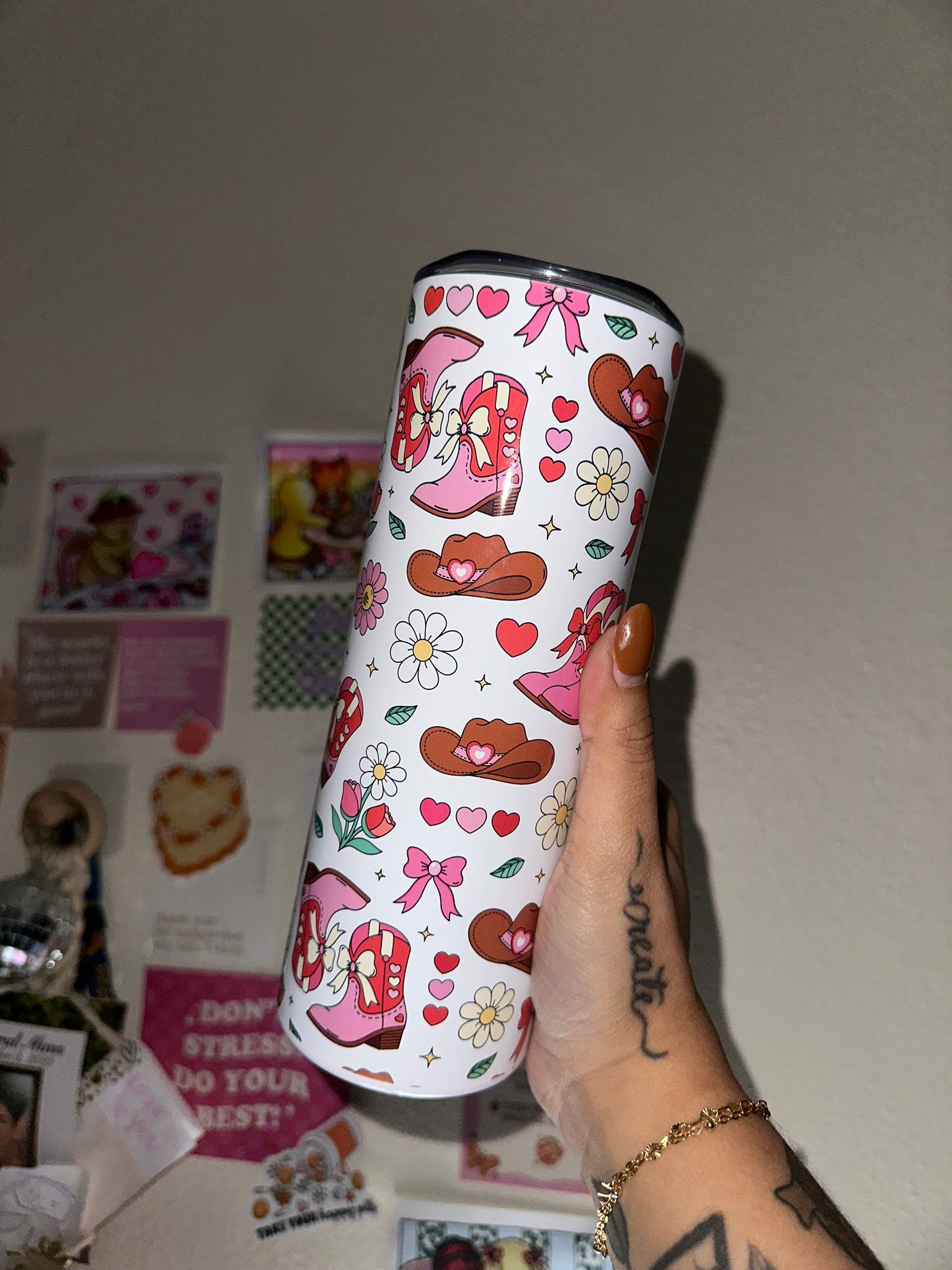 Cowgirl Garden Tumbler