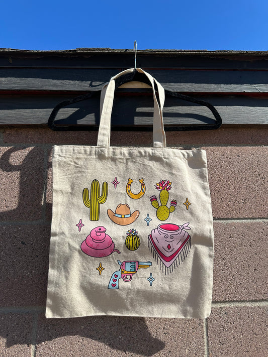 Western Vibes Tote Bag