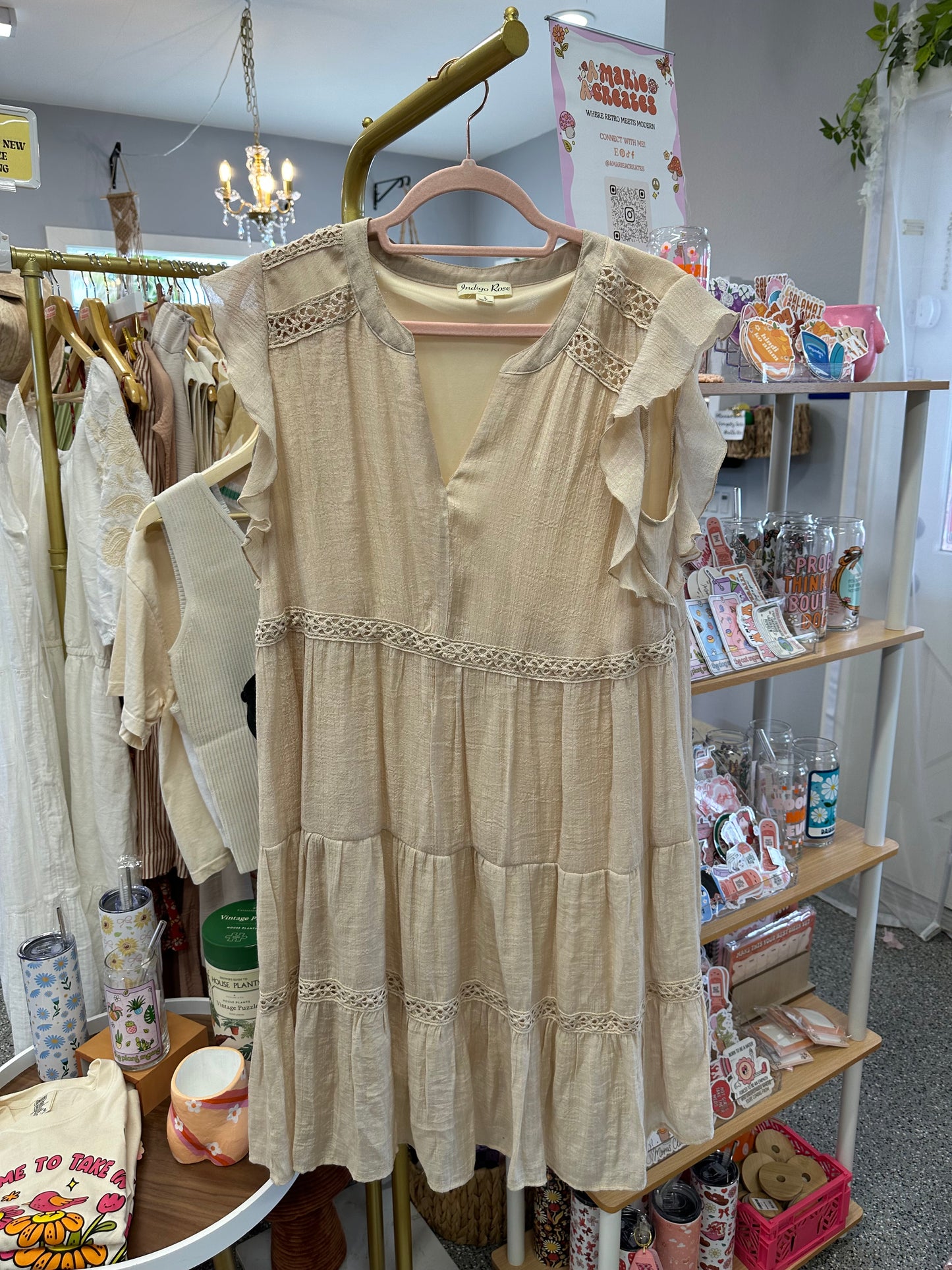 Large Tan Dress